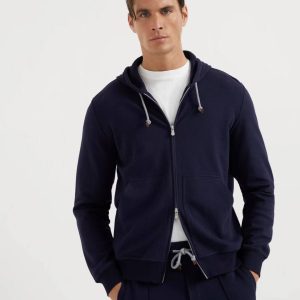 Мужская худи на молнии